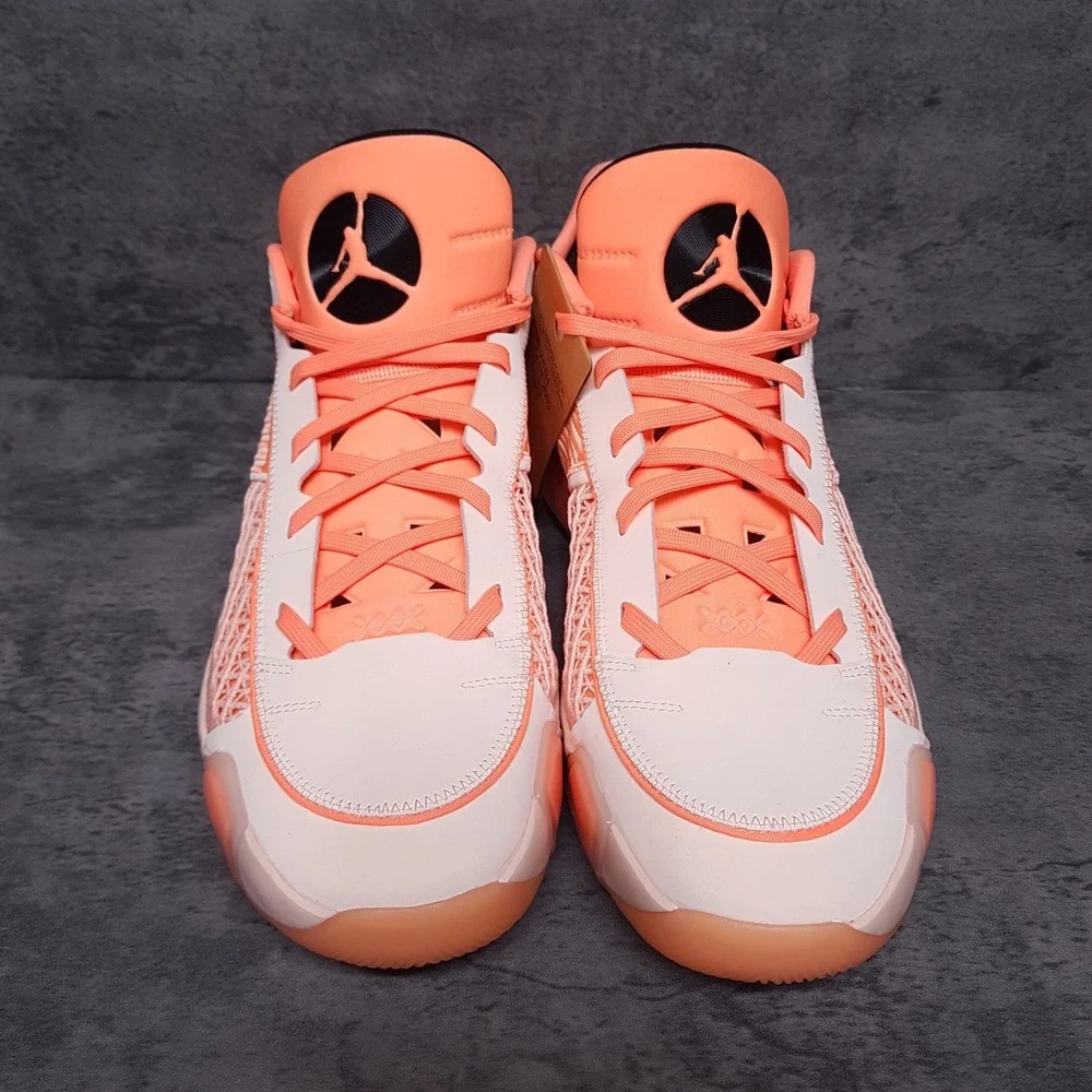 NIKE Air Jordan XXXVIII 38 Low‎ Basketball Shoes Mens 14 Crimson Tint Orange Nby